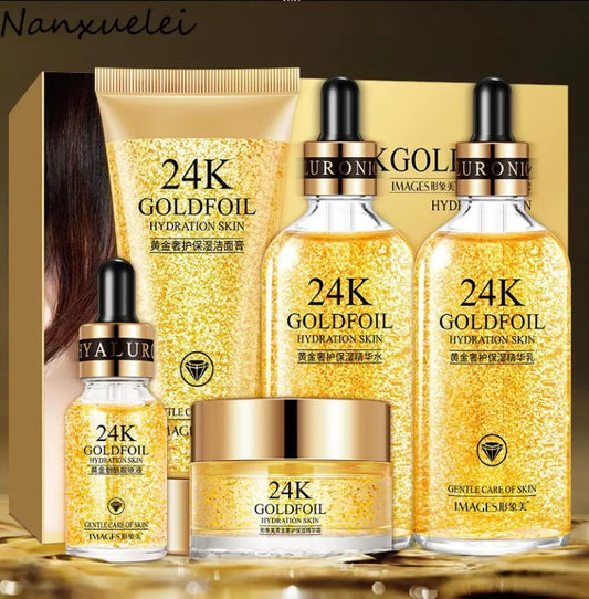 24k Gold Skin Care Set & Kit (5 Pcs)