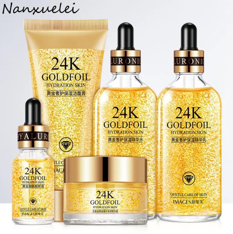 24k Gold Skin Care Set & Kit (5 Pcs)