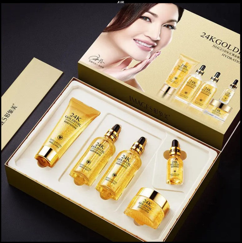 24k Gold Skin Care Set & Kit (5 Pcs)