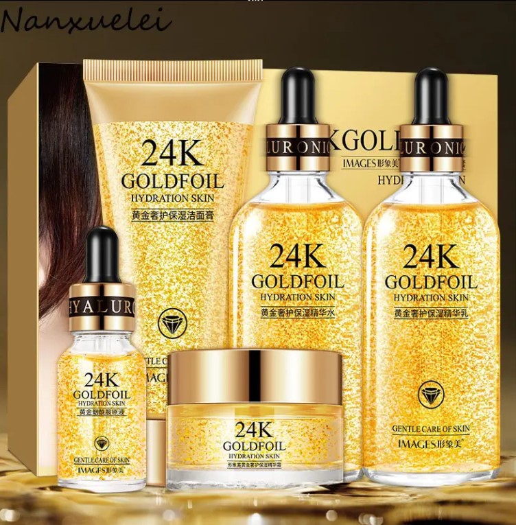 24k Gold Skin Care Set & Kit (5 Pcs)